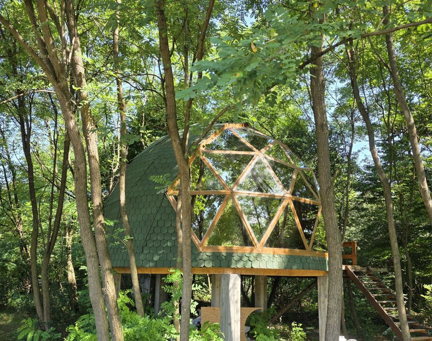 Kit ,dome,Dom geodezic din lemn, Sera,  Iglu, cupola