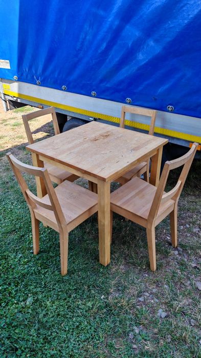 Masa cu Scaune - Lemn Masiv - Mobilier Germania