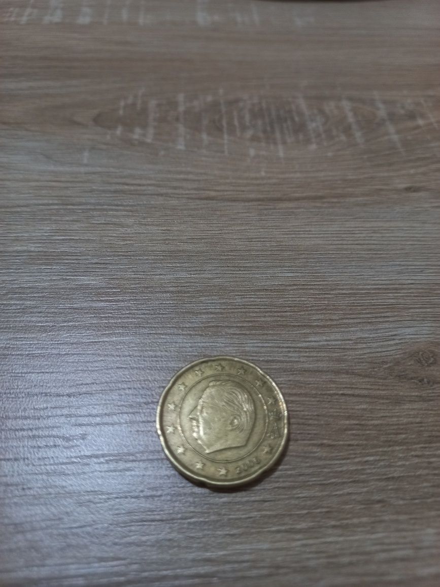Moneda veche 50 euro cent 2002,moneda 20 euro cent 2006