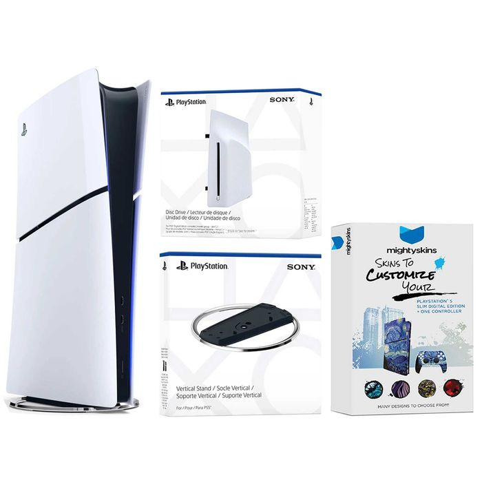 PlayStation 5 Slim + Blu-ray Drive CFI-ZDD1 | CFI-2116 + 2Игри Подарък