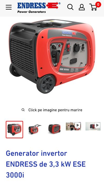Generator 230v/3kv Endres 3000