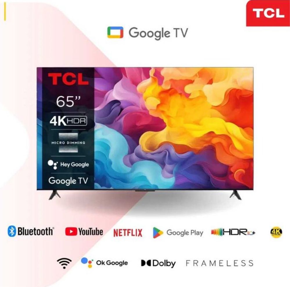 TCL 65* P755 4K smart Tv 120hz первых рук Доставка бесплатно