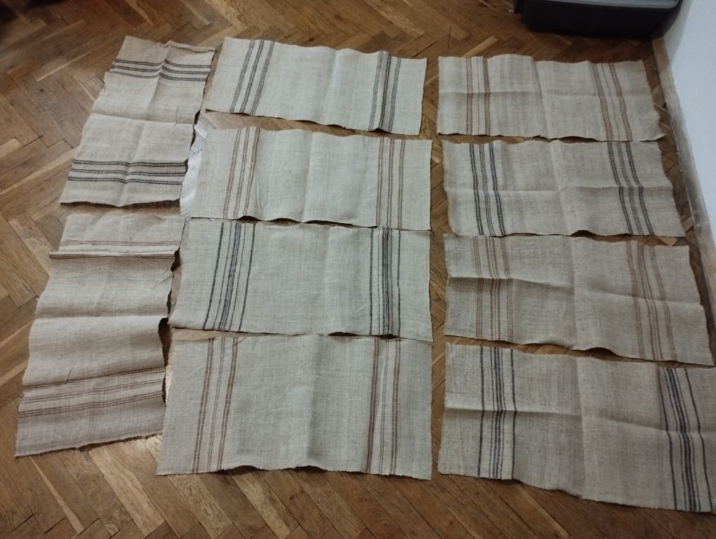 Старинни кърпи от памук и коноп