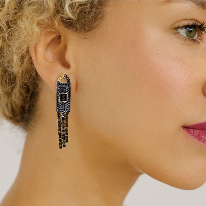 Cercei Aur 14 K MONACO CHAIN model la ARJEWELS