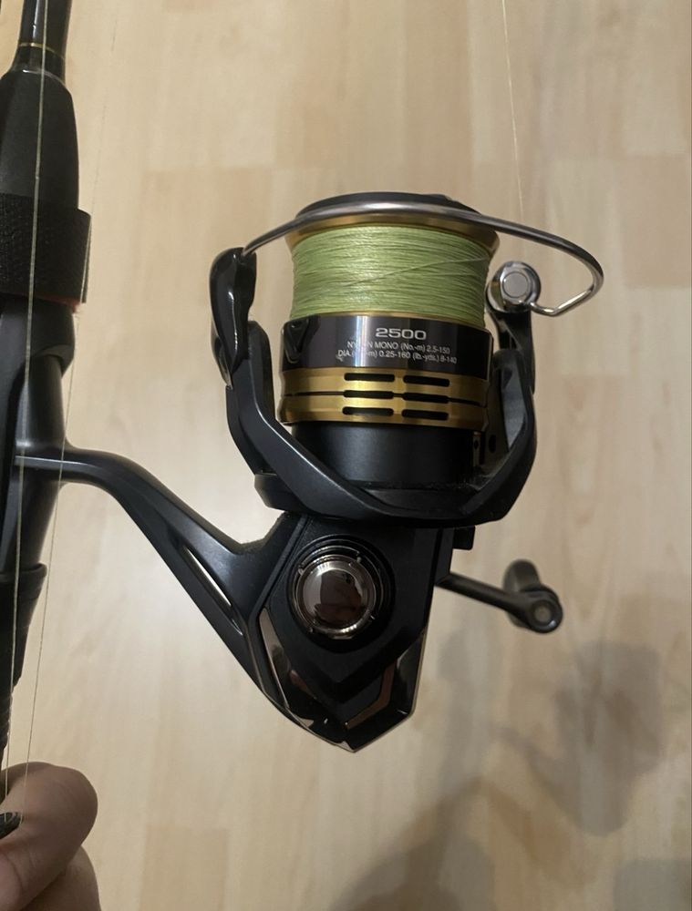 въдица/golden catch desire 1.98m 5-21g/shimano sahara 2500 FJ