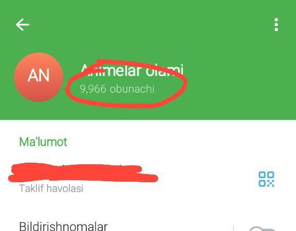 Telegram Kanal va Gruppangiz uchun Obunachi Koʻpaytirib Beramiz