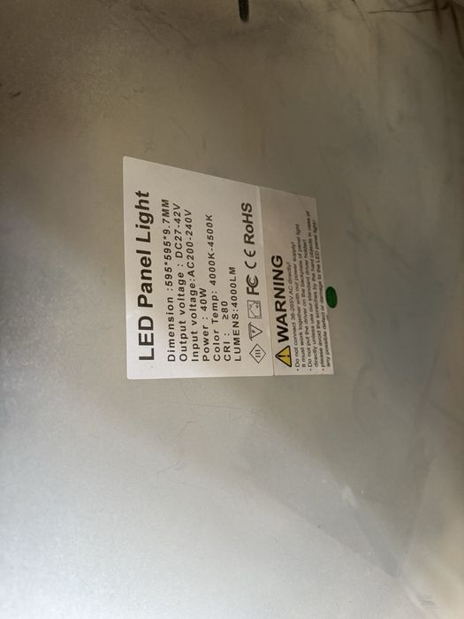 Panou led 60x60 cm 50w 6 bucati complete cu balast cu tot