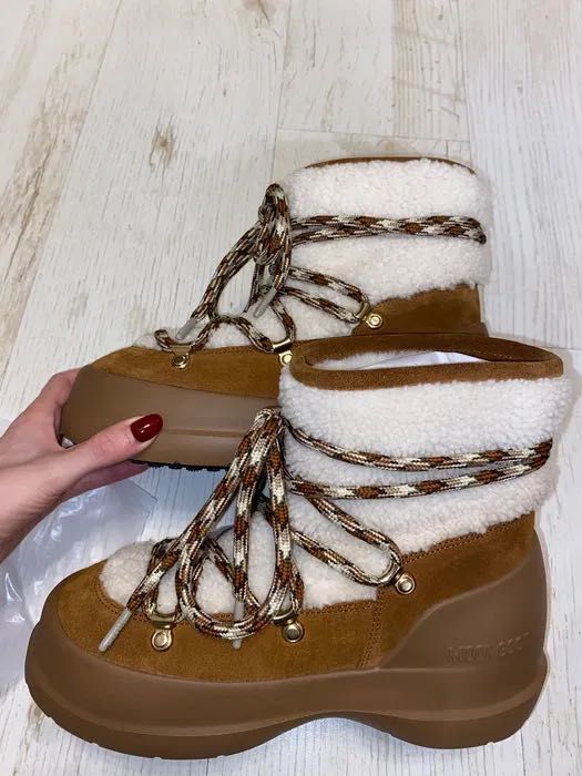 Moon Boot Luna Shearling боти 39 номер - чисто нови