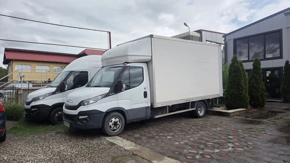 Iveco 35-150 cu box si lift, 8 europaleti, import, posibilitate leasing Import, stare foarte buna, posibilitate leasing