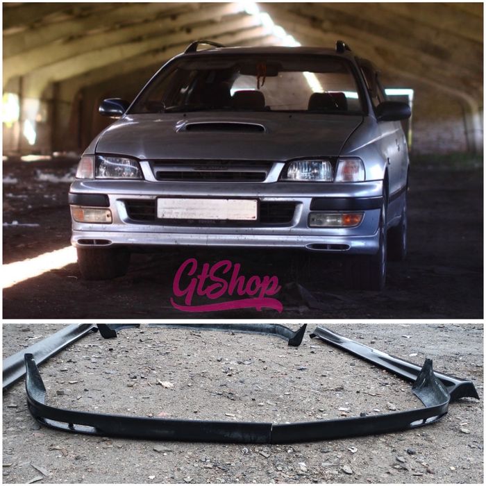 Обвес губа, накладка, на Toyota Caldina