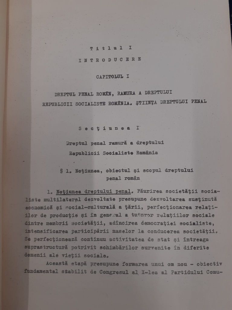 DREPT PENAL partea generala VOL.1 și Drept civil contracte, anul 1973