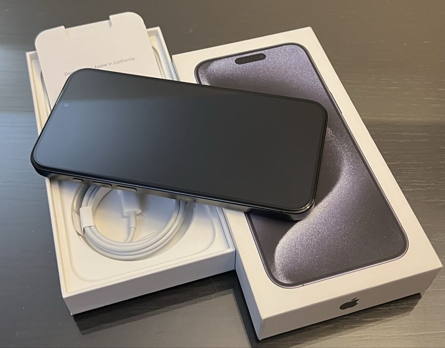 iPhone 15 PRO MAX 512GB 5G FULL BOX ! Titanium Blue Black Negru 256 14