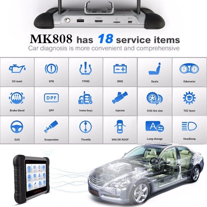 Tester auto multimarca profesional Autel MaxiCOM MK808S OBD2