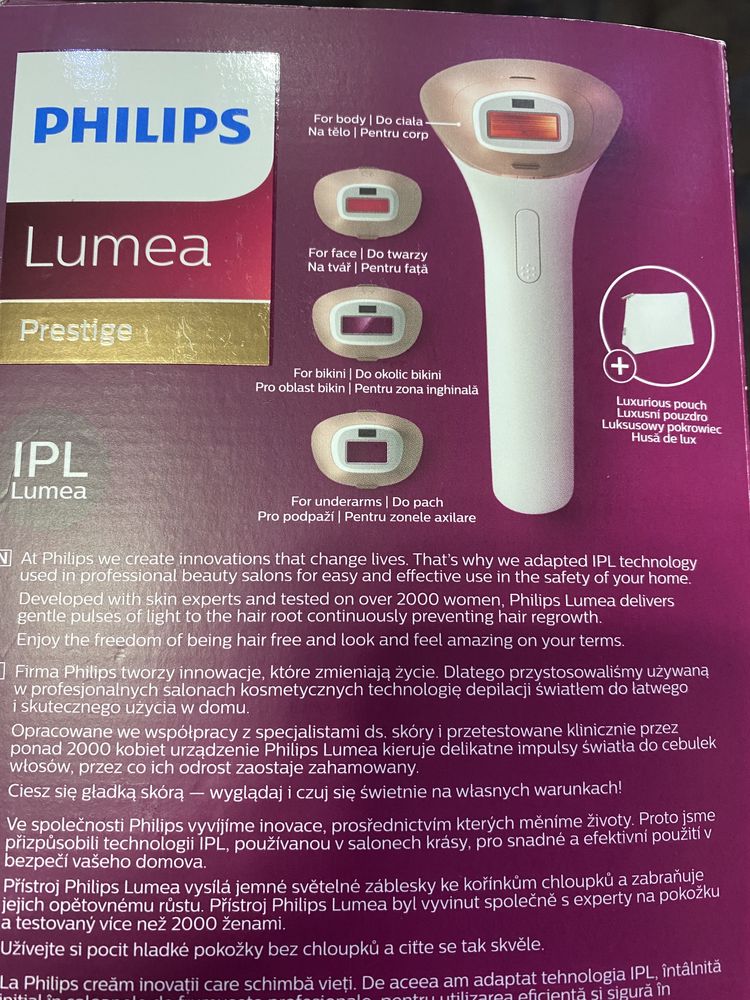 Фотоепилатор Philips Lumea BRI 956