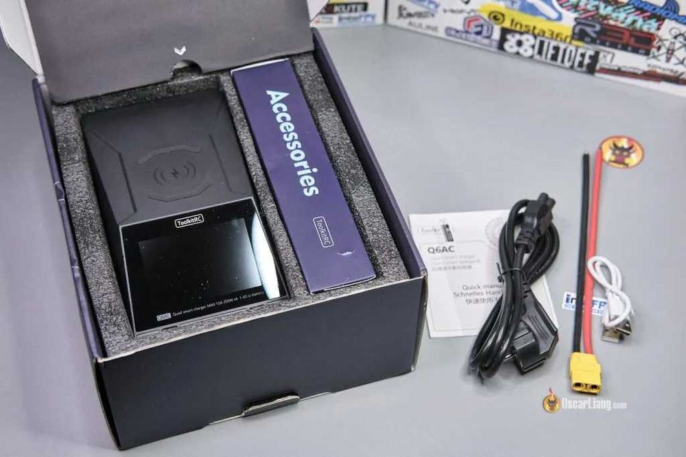 ToolkitRC Q6AC - четириканално универсално зарядно устройство