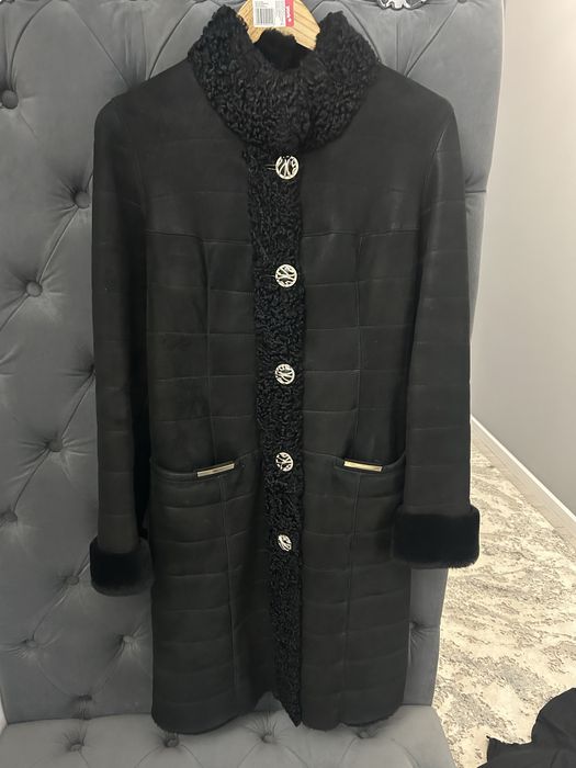 Дубленка натуральная приталеная