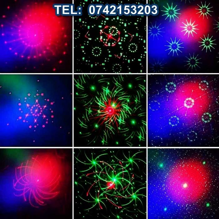 LASER  Dj Party Topolino UV RGB