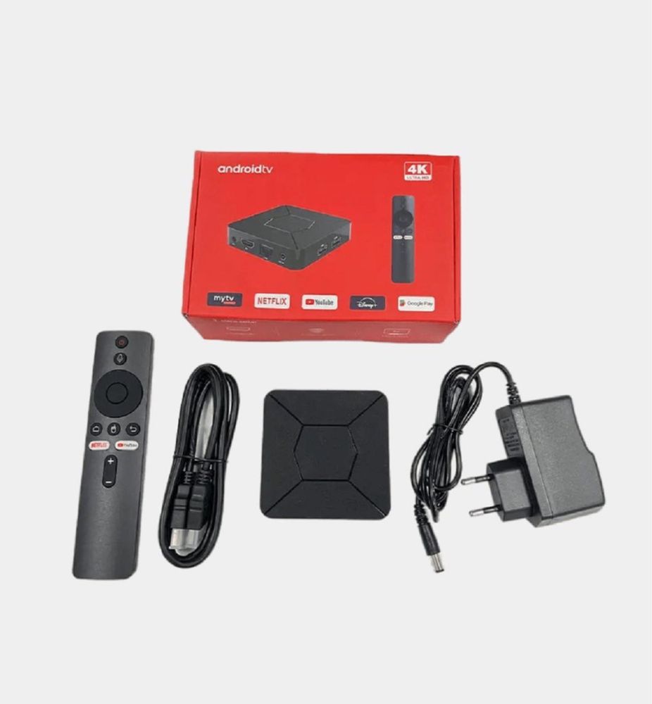 Q5 Smart BOX прошитый Android TV 4K Original Youtube Приставка 1000