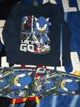 Pijama băieți  Sonic  mărimea  122/128 nou