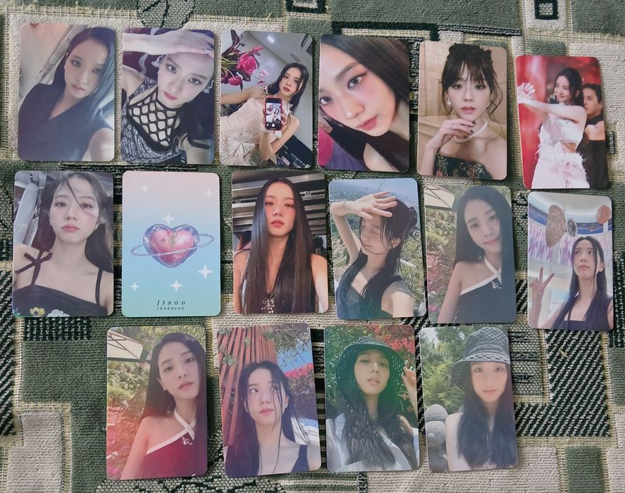 Карточки Black Pink гелографические