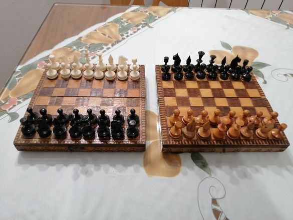Два шаха пирографирани