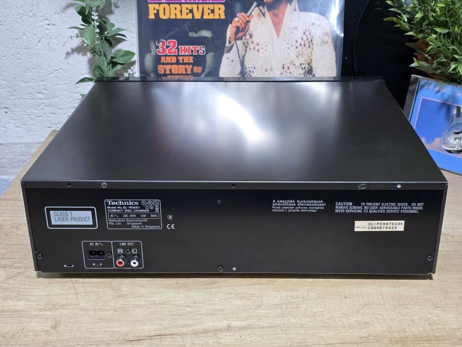 Cd player TECHNICS SL-PD887, 5 disc changer, magazie 5 cd-uri