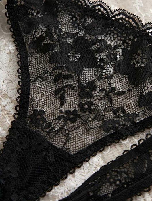 Set lenjerie sexy dantela trasparenta