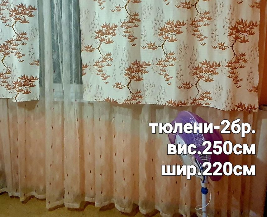 Красиви тюлени пердета + едно ефектно ажурено перденце на дупки