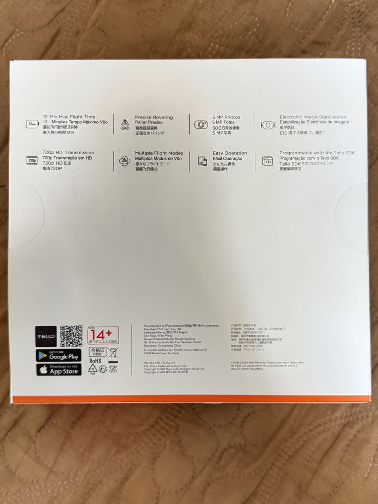 DJI Tello Boost Combo – почти нов, пълен комплект, летян 5–6 пъти