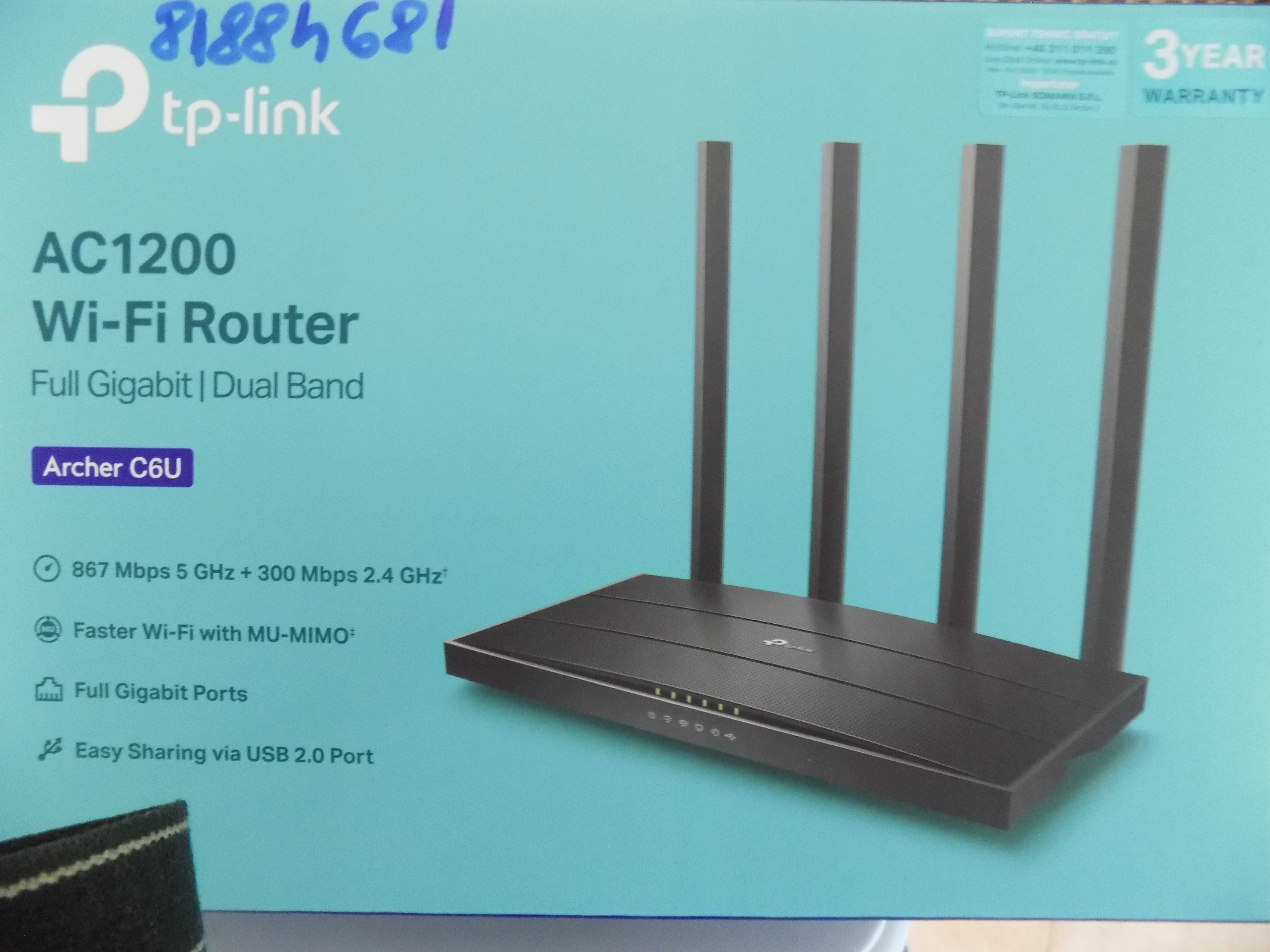 Wi-Fi Router cu 4 antene