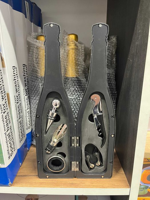 Sticla de Sampanie cu Accesorii