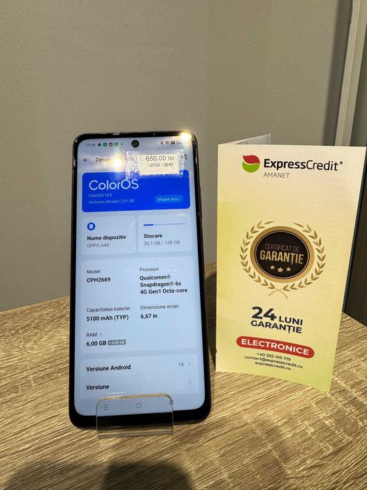 (AG42) Telefon Oppo A40 b.12032 Garantie 2 ani