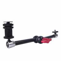 Brat articulat 28 cm profesional pentru ecran, lumina, sarcina max.4kg