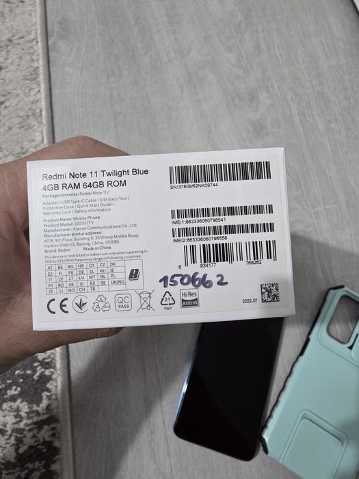 Xiaomi note 11 albastru