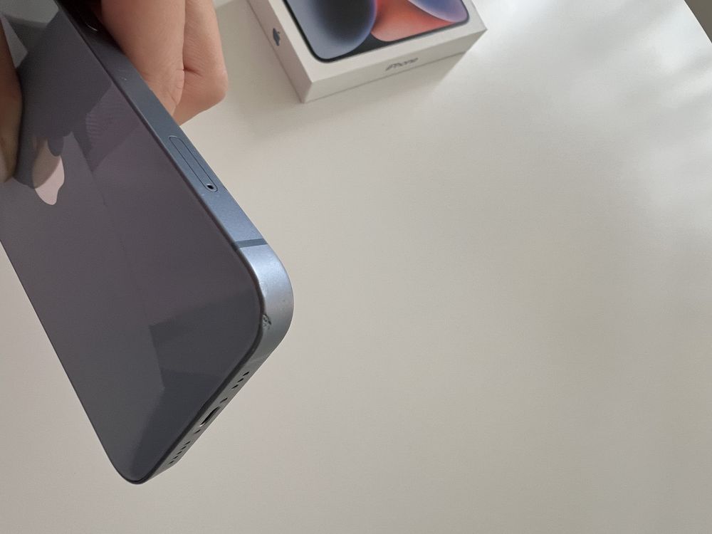 iPhone 14, 128 GB, син