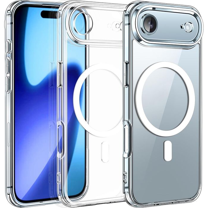 iPhone 17 всички модели MagSafe case,калъф със защита за камерите