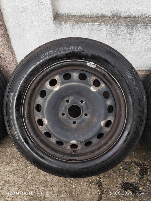 Vand 4 jante 16"cu 4 anvelope vara Debica 205/55 R16