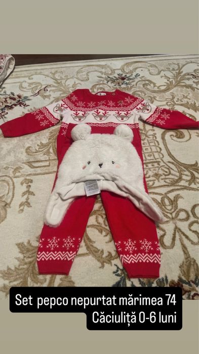 Set pepco 74 + caciulita