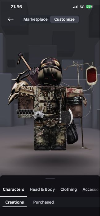 Продаю аккаунт в роблокс