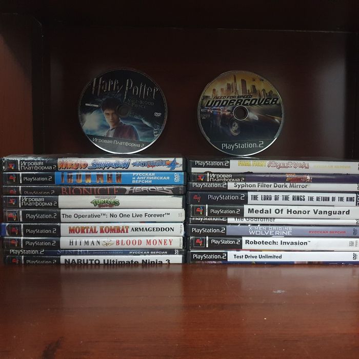Видео-игры на легендарную игровую платформу PlayStation 2.