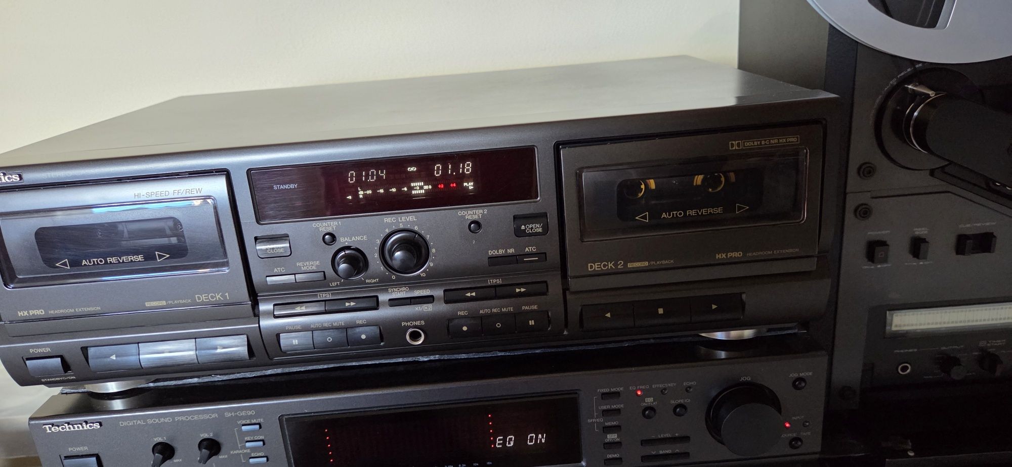 Technics deck rs tr 575 cu inregistrare pe ambele casete