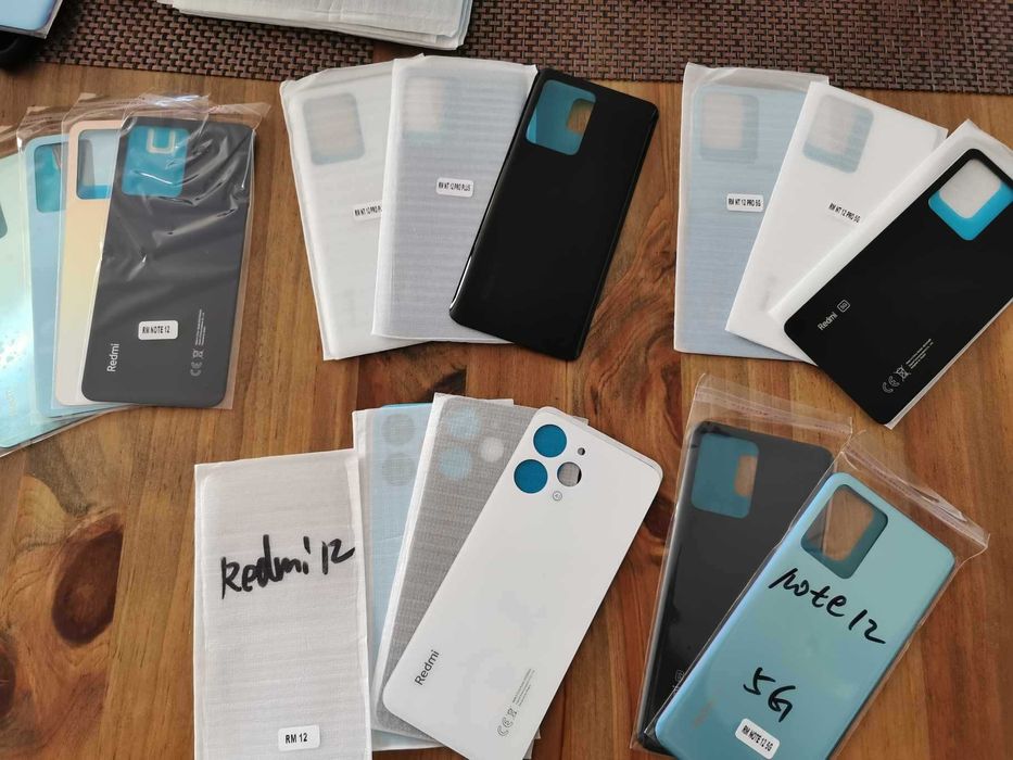 Capac spate Xiaomi Redmi Note 11 12 13  + adeziv geam lentila camere