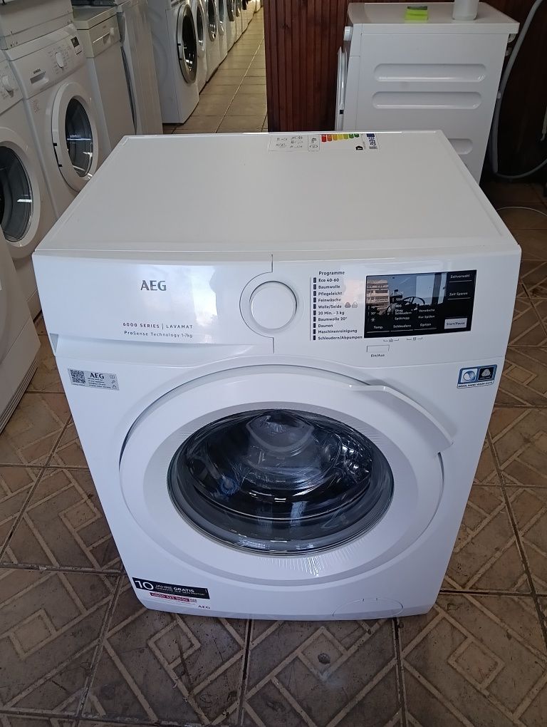 Чисто нова пералня АЕГ Aeg Series 6000 7кг А+++ 2 години гаранция!