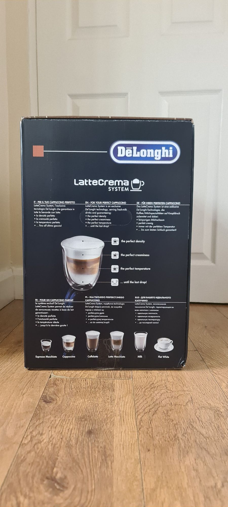 De'Longhi Eletta, Fully Automatic Bean to Cup Coffee Machine, Cappucci
