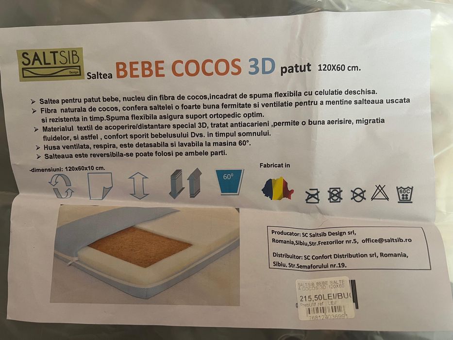 Patut de lemn Treppy co-sleeping