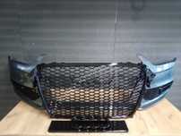 Pachet bara fata + grile fagure Audi A4 B8.5 Gri LK7R Vopsita 11-15