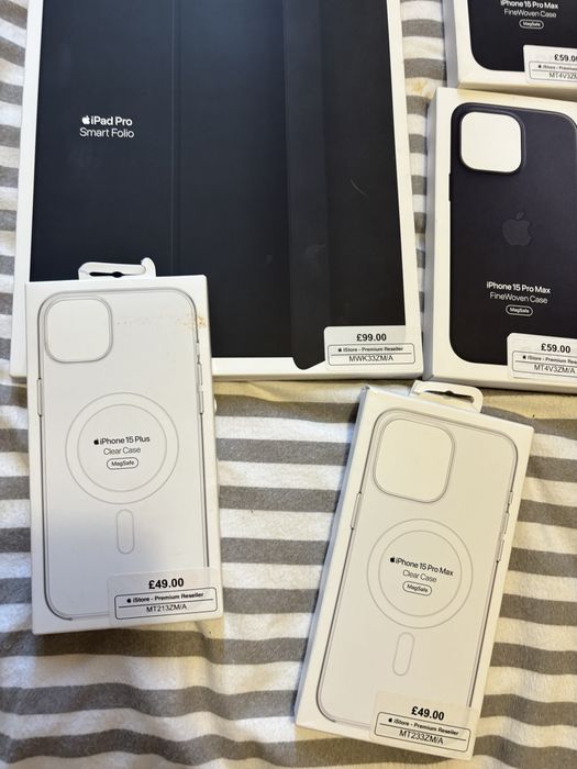 Huse  iphone , originale de, pro max 15, de 15 pro si ipad pro, new !