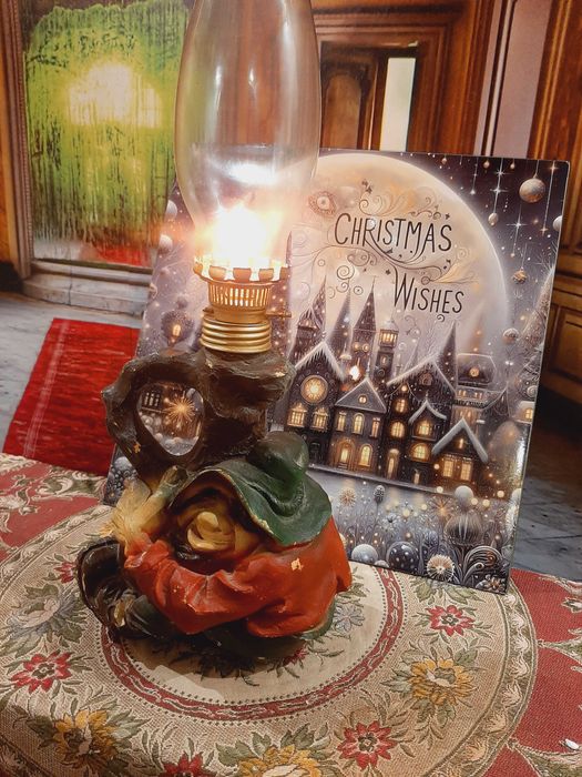 grinch ; lampa cu petrol functionala