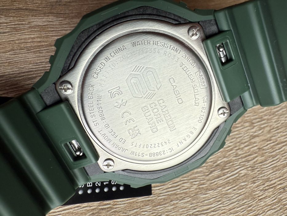 Casio G-SHOCK GA-B2100-3A, CasiOak, Bluetooth, solar, NOU