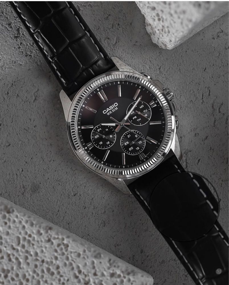 Casio классические часы касио с ремешком и браслет лучший подарок
